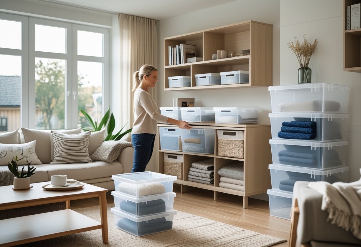 Sådan skaber du orden og stil i stuen med praktiske plastikkasser til opbevaring